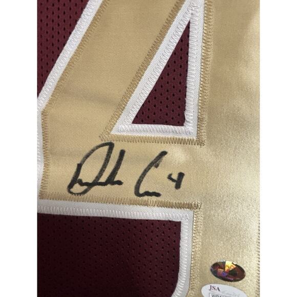 Dalvin Cook Signed #4 Florida State Seminoles FSU (Home) Jersey JSA WP417005 - Picture 3 of 8